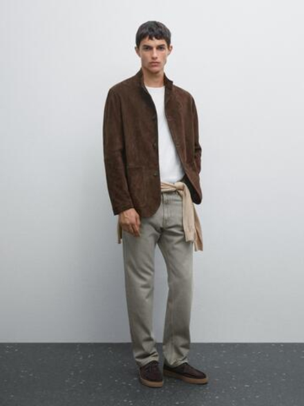 Massimo Dutti Джинсы обычного кроя, хаки