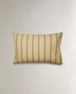 ZARA HOME (300 НИТЕЙ) НАВОЛОЧКА В ПОЛОСКУ, ЖЕЛТЫЙ