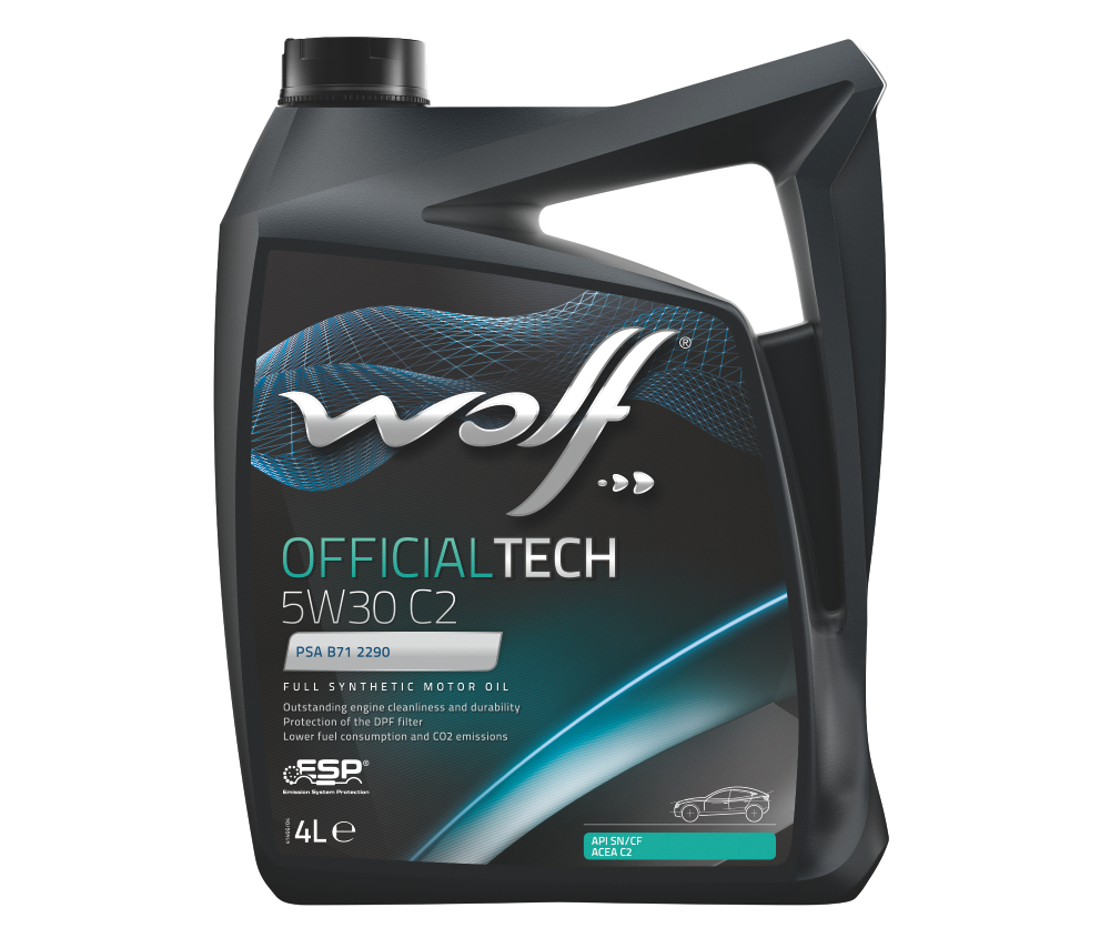Масло моторное Wolf OfficialTech 5W30 C2 4 л