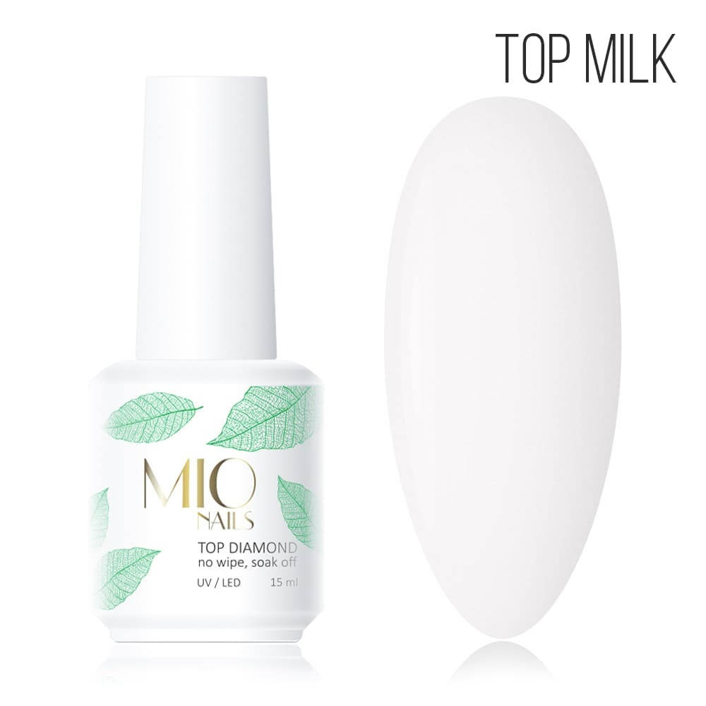 Камуфлирующий молочный топ MIO NAILS  "MILK", 15мл.