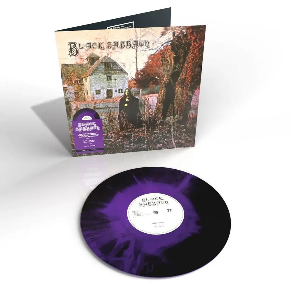 Black Sabbath. Black Sabbath (LP) Limited Edition, Purple & Black Splatter