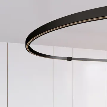 Подвесной трековый шинопровод 045719 чёрный ART-APRIORI-TRACK-ARC-A-1722-3000 (BK, 1/8) APRIORI Arlight