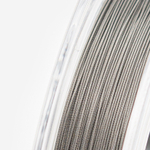 Японский ювелирный тросик SakuLux 7 диаметр 0,45мм, цвет "Сталь"