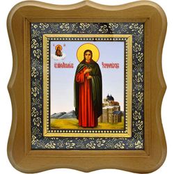 Михаил Савваит, Едесский, Черноризец Преподобномученик. Икона на холсте.