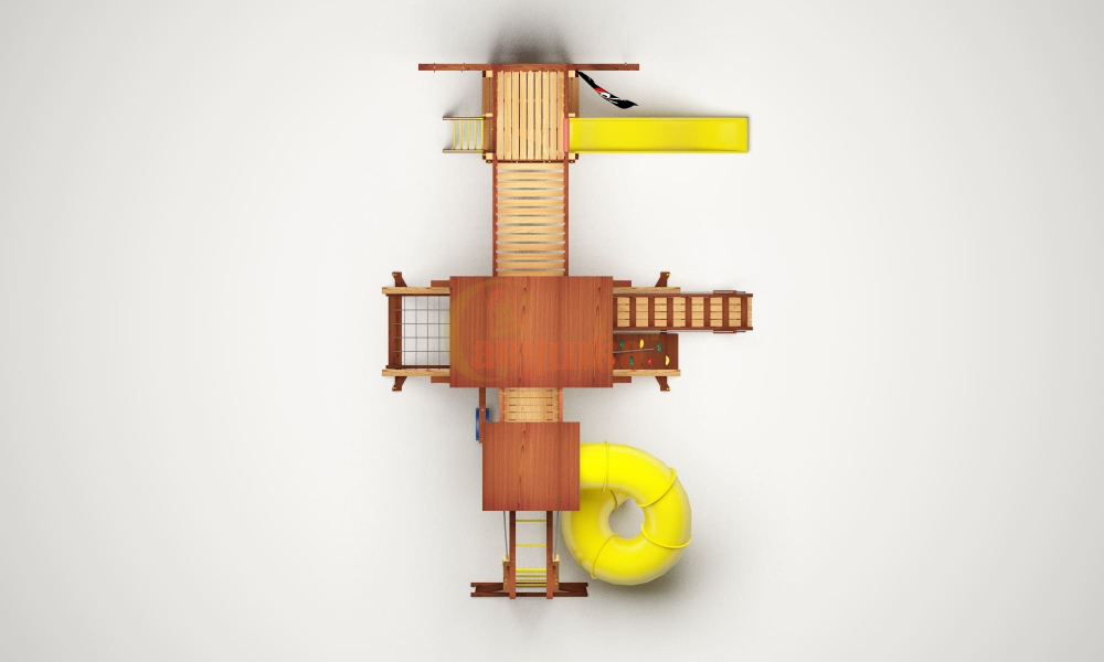 Деревянный игровой комплекс Савушка Lux - 15