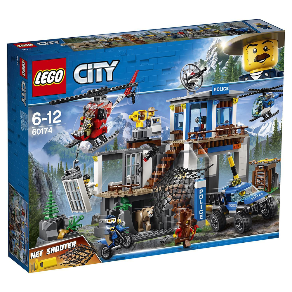 LEGO City: Полицейский участок в горах 60174 — Mountain Police Headquarters — Лего Сити Город