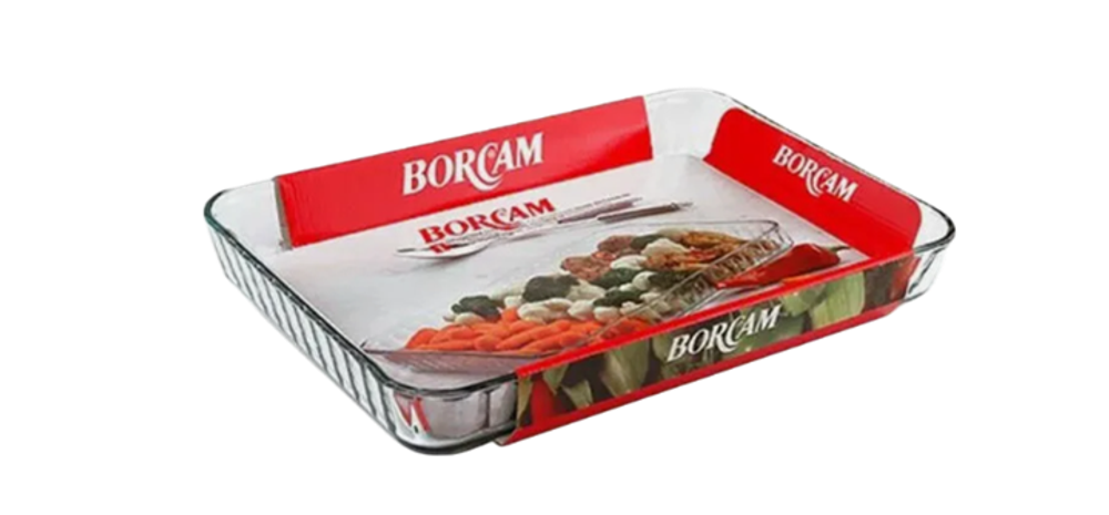 Посуда Borcam для СВЧ форма прямоугольная 3,8 л 59204