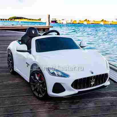 Детский электромобиль "Maserati GC-SPORT", S302 белый