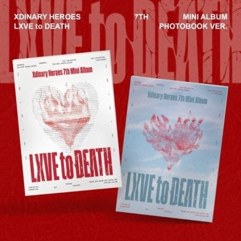 Альбом XDINARY HEROES - LXVE TO DEATH 7th Mini Album PHOTOBOOK 2 Version SET