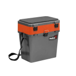 Ящик рыболовный зимний для хранения снастей серый/оранжевый