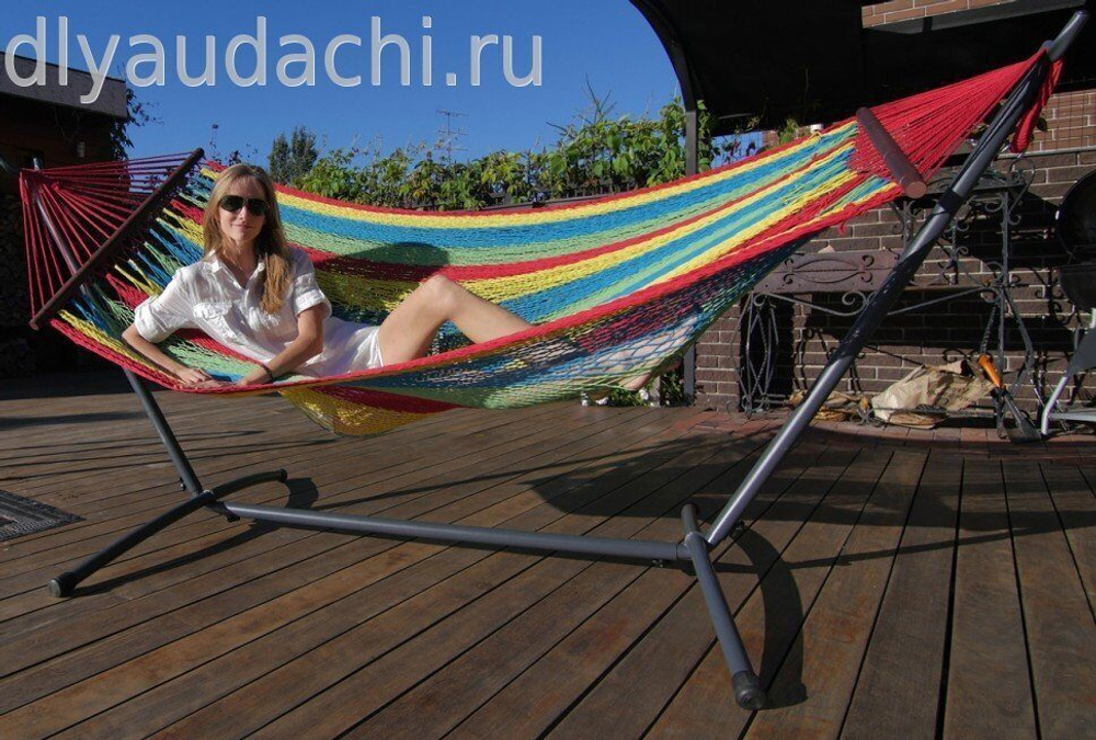 MEXICO гамак плетеный одноместный цветной