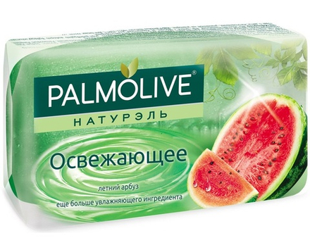 Palmolive Натурэль Мыло таулетное Освежающее, летний арбуз, 90 гр