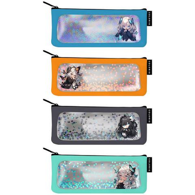 Пенал силиконовый с сдвигающимися пайетками "Аниме" (Академия Групп)