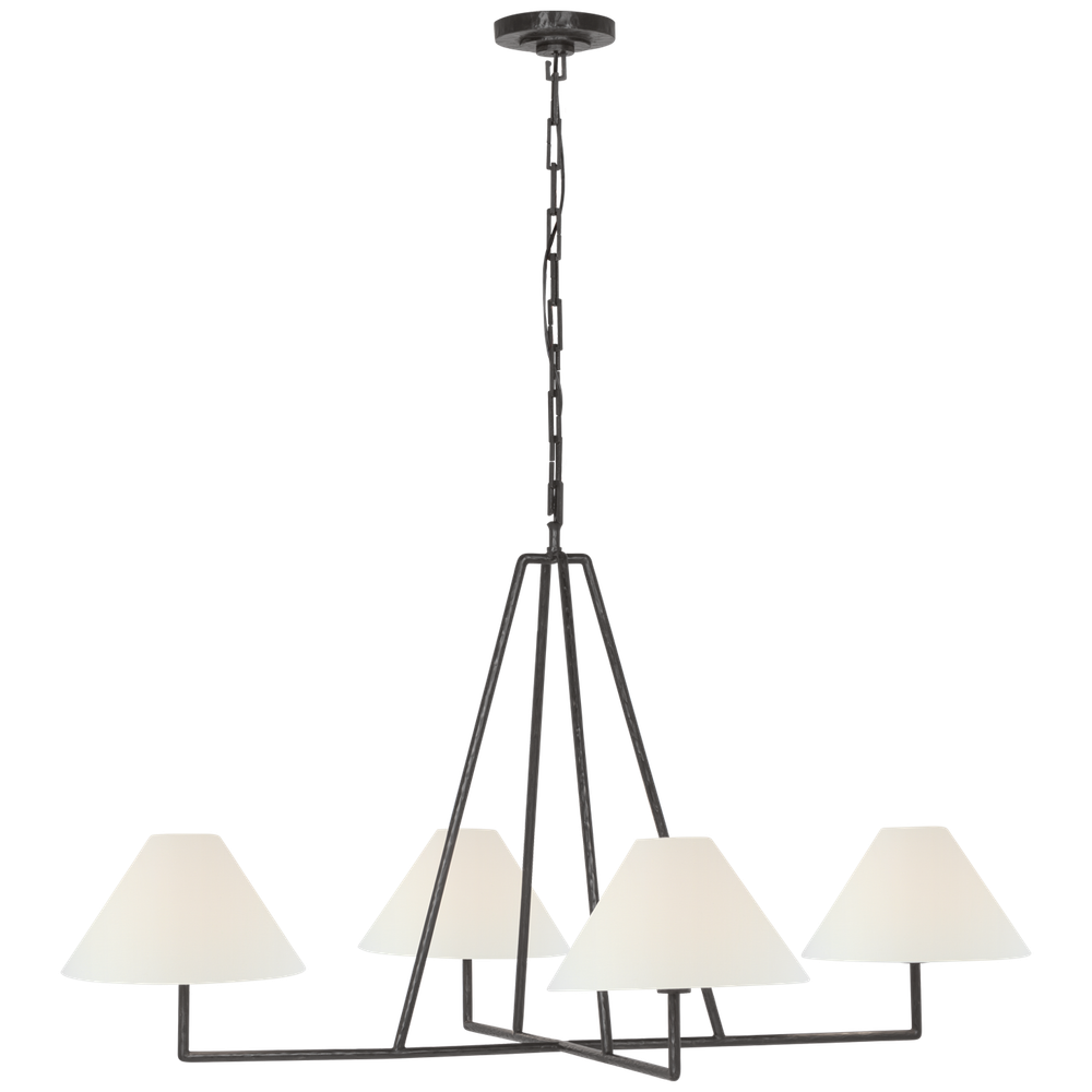 Люстра Visual Comfort Ashton Extra Large Four Light Sculpted Chandelier (Open Box)