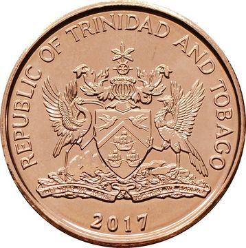5 центов 2017 Тринидад и Тобаго