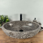Раковина из мрамора Erozy Grey EM-64668 61*42*15 0189
