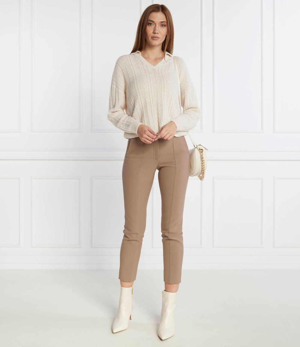 Хлопковый свитер Peserico - бежевый(S99037F07 09087)