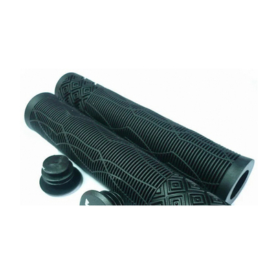 Грипсы без фланца, 166мм, чёрные, SOFT, заглушки с VLX лого, без yn.VLX-G53 ВК