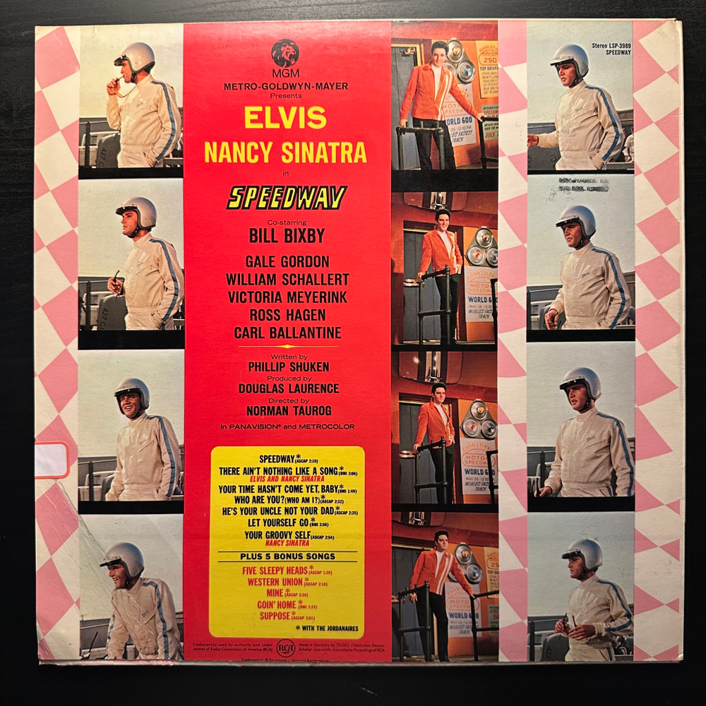 Elvis - Speedway: Original Soundtrack Album (Германия 1968г.)