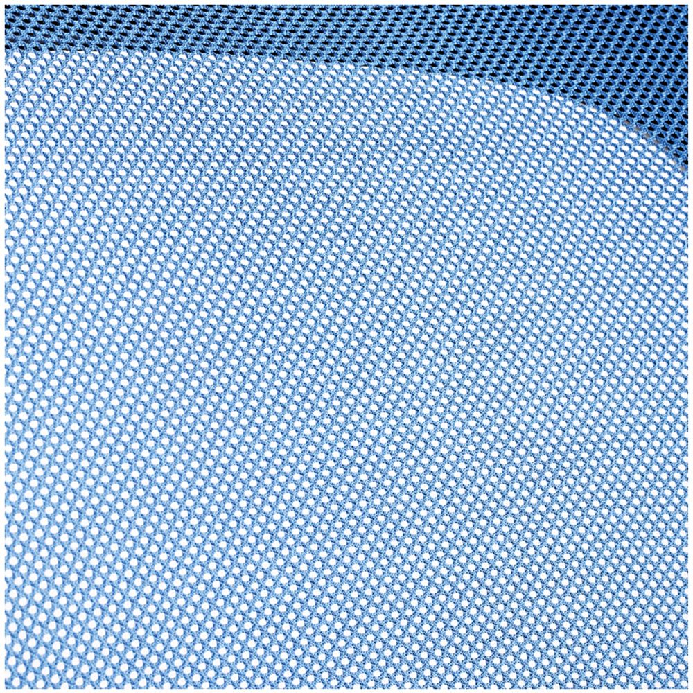 Кресло оператора Helmi HL-M04 "Active", ткань, спинка сетка синяя/сиденье TW черн, рег. подлокот, хром