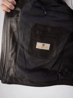 Куртка весна кожаная натуральная утепленная