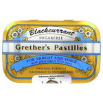 Grether's Pastilles, для горла и голоса, без сахара, черная смородина, 24 пастилки, 60 г (2 1/8 унции)