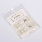 Зажимы для волос 2шт «New collection -Жемчужинки», прямоугольник, цвет белый, 7*2,5см