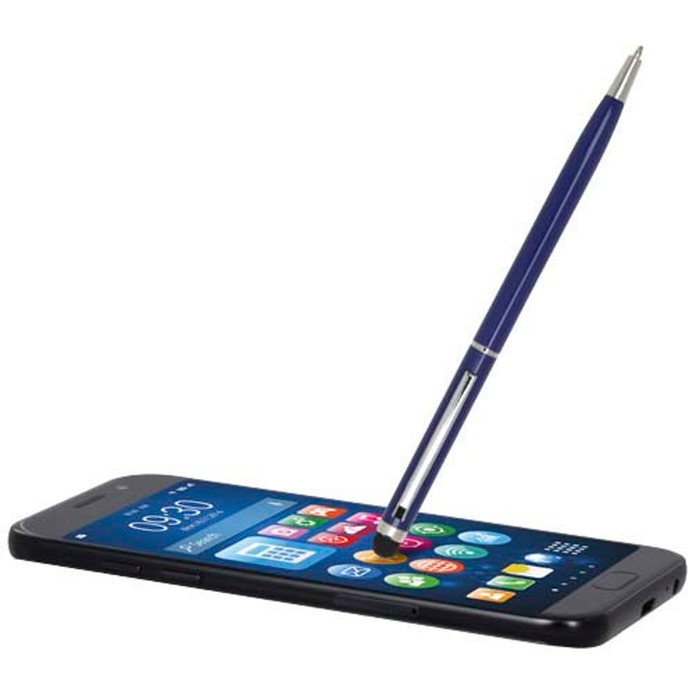 Ore aluminium ballpoint pen with stylus (blue ink)