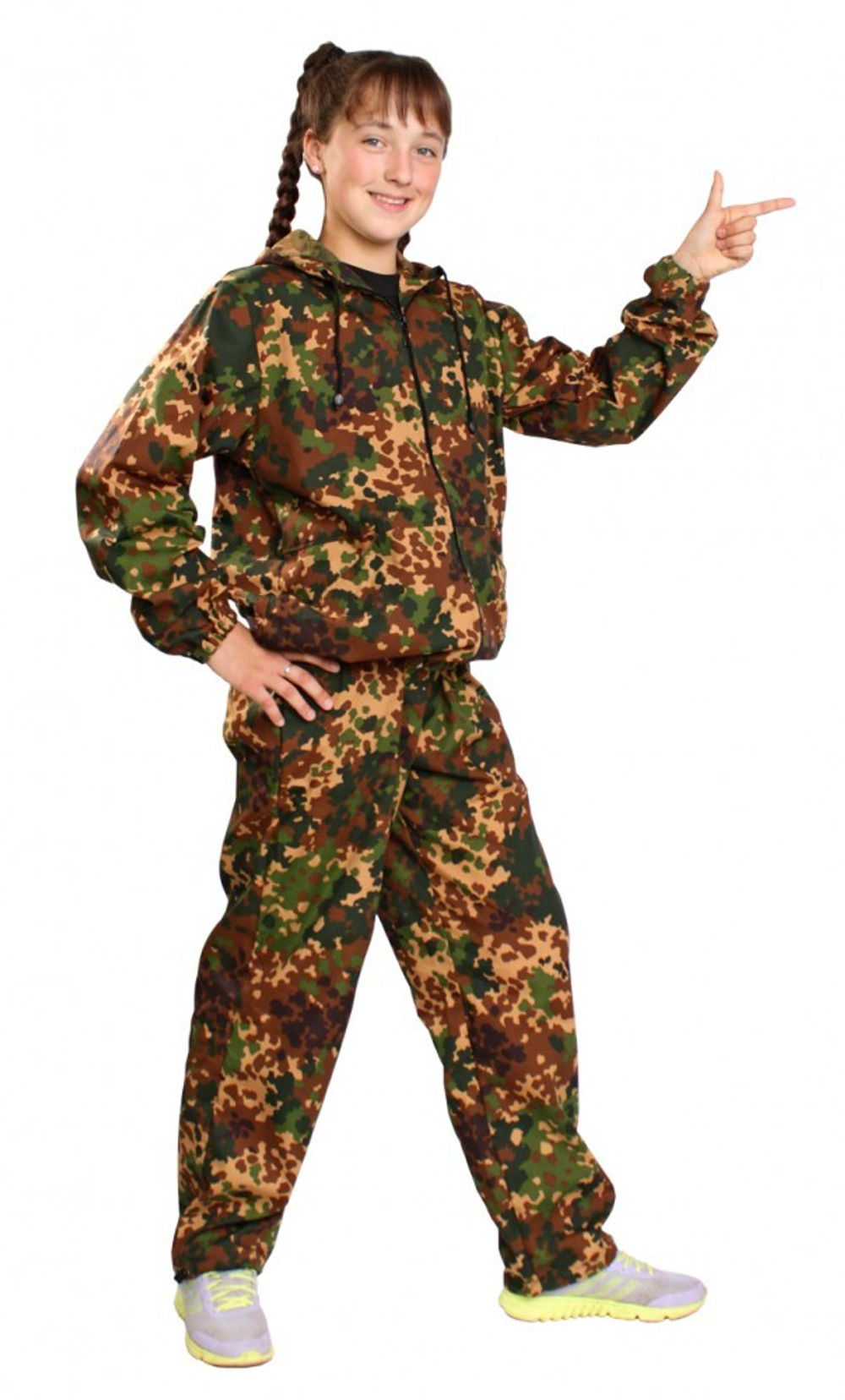 Костюм детский камуфляжный летний Излом