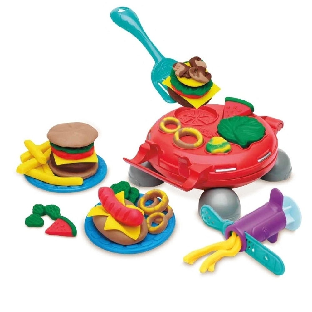 Игровой набор для лепки, набор пластилина Play-Doh, Плей До "Бургер-гриль"