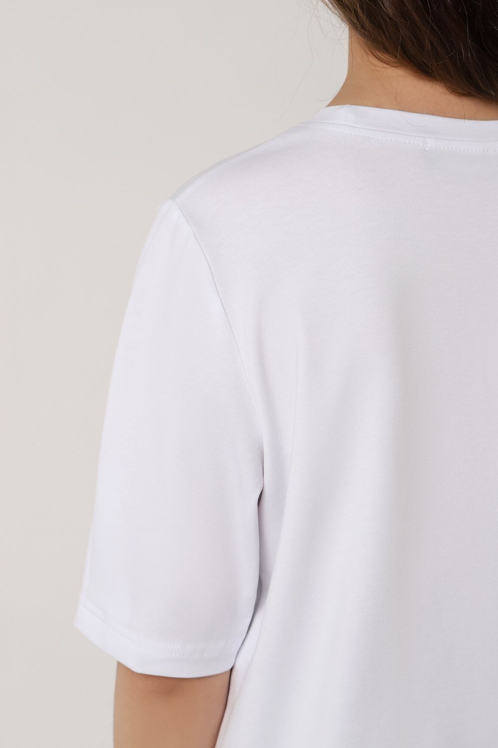 Фуфайка (футболка) для девочки Гретта-4 Виотекс БЕЛЫЙ