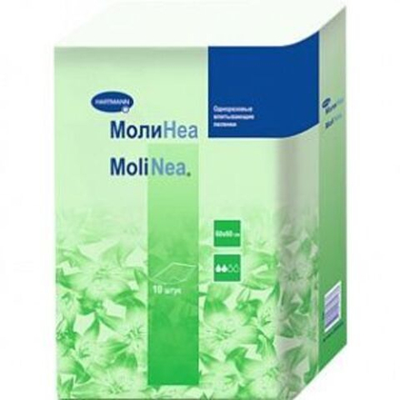 MoliNea - МолиНеа - Впитывающие пеленки: типоразмер 60 х 60, 130 г/м2, 10 шт.