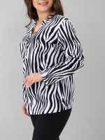 Блузка БЛ-22/белый-крупнаязебра