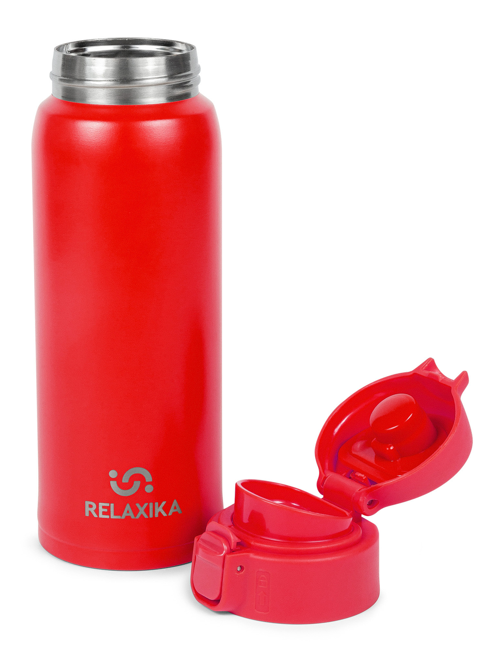 Термокружка Relaxika 701 (0,48 литра), красная
