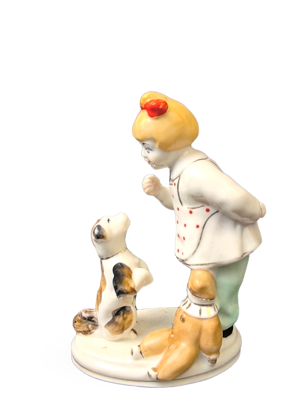 Фарфоровая статуэтка "А ну-ка отними!" (Полонне ЗХК)