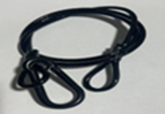 LIGHTCRAFT ROPE 4X85 BLACK ТРОСИК СТРАХОВОЧНЫЙ. ДИАМЕТР: 45ММ. МАТЕРИАЛ: АЛЮМИНИЙ, ОПЛЕТКА PVC