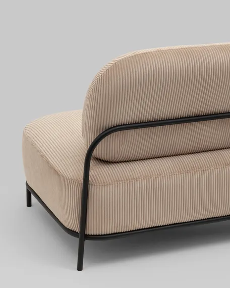 Диван Midnight бежевый вельвет