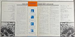 Винтажная виниловая пластинка LP Paul Mauriat Оркестр Поля Мориа Screen Theme Best Applause (Japan 1975)