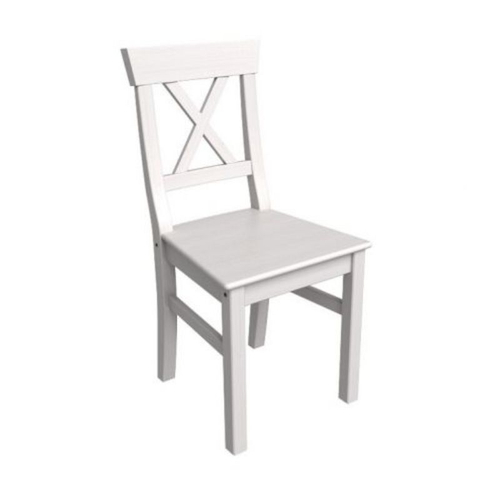 Стул кухонный со спинкой Форест (белый воск), 44х91х50 см