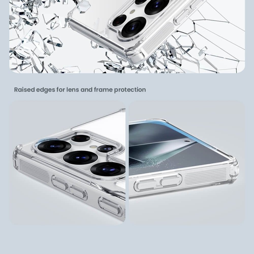 Прозрачный силиконовый чехол Nillkin Nature Pro для Samsung Galaxy S25 Ultra