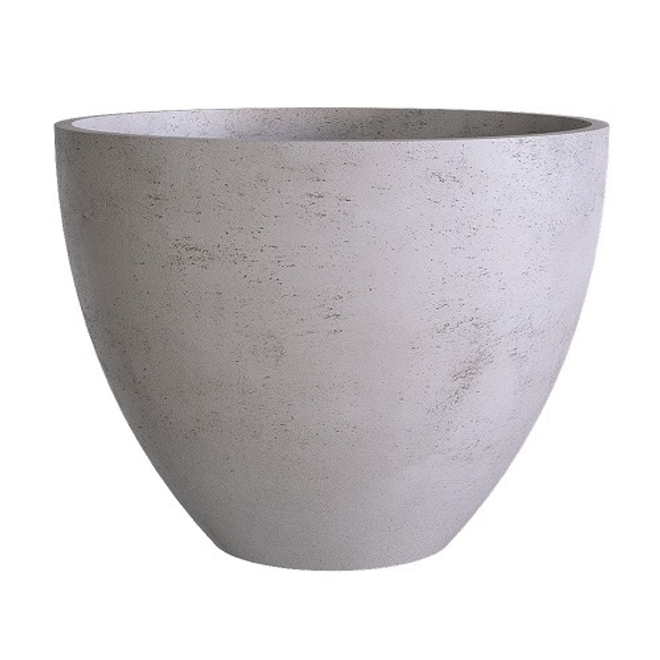 Кашпо Concretika Upon D45 H35 Concrete White
