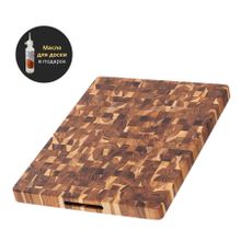 Teakhaus Доска разделочная торцевая Butcher Block 51x38 см