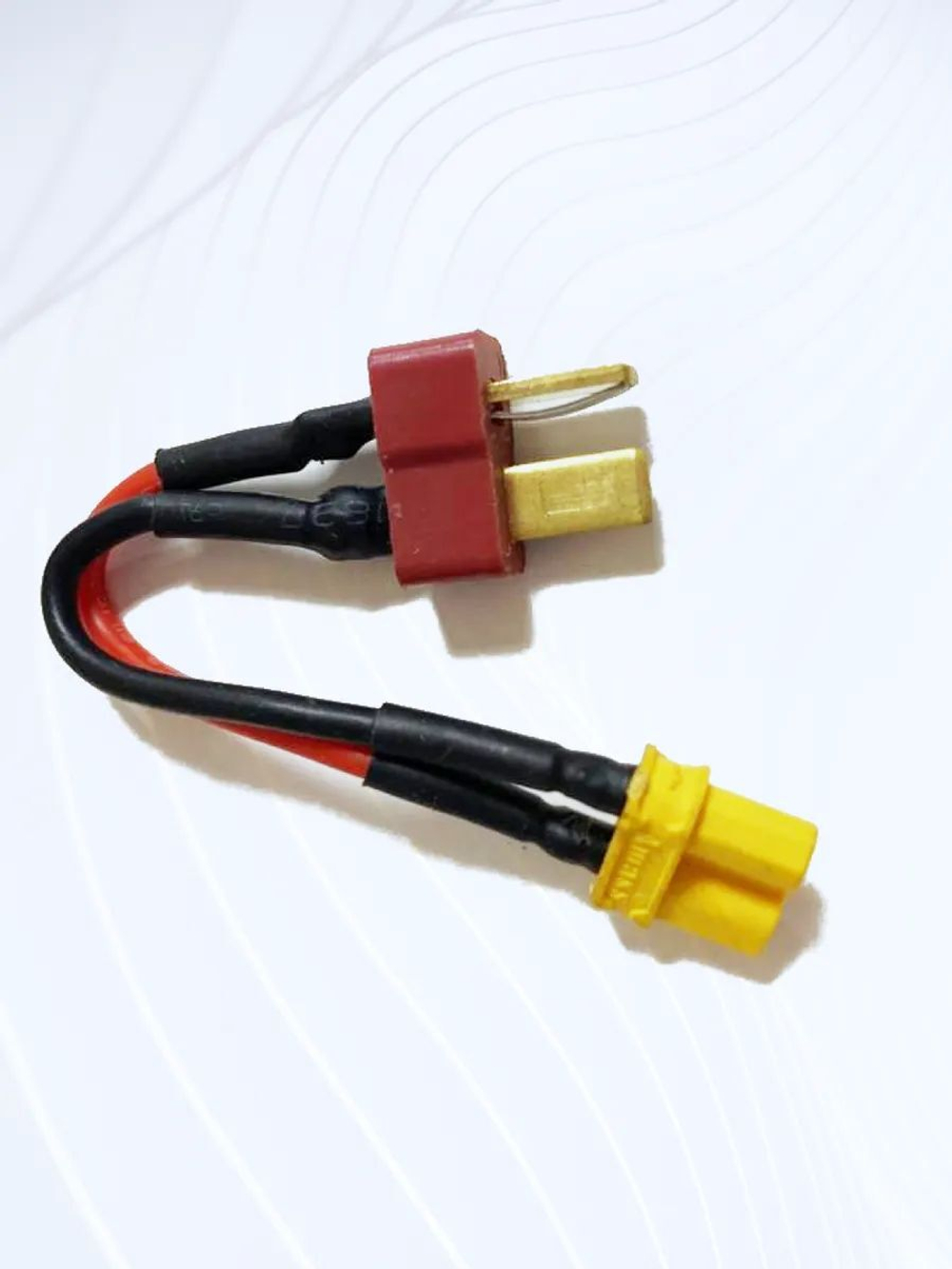 Переходник с разъема зарядки к батарее для электросамоката Kugoo X1 (XT30-Deans)