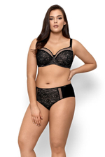 Бюстгальтер Rafaela с мягкими чашками из гипюра (Размер: 75D) (Цвет: черный)