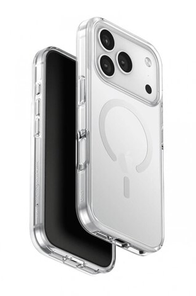Чехол Uniq для iPhone 17 Pro Clario Lucent (MagSafe), Clear (IP6.3P(2025)-CLARMLCLR)