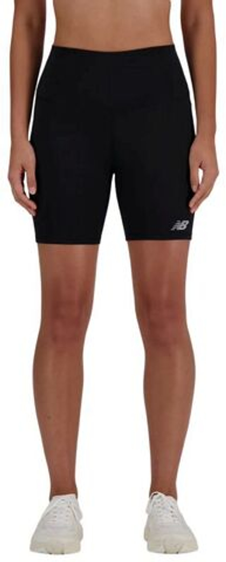 Женские Шорты теннисные New Balance Harmony High Rise 6in - черный