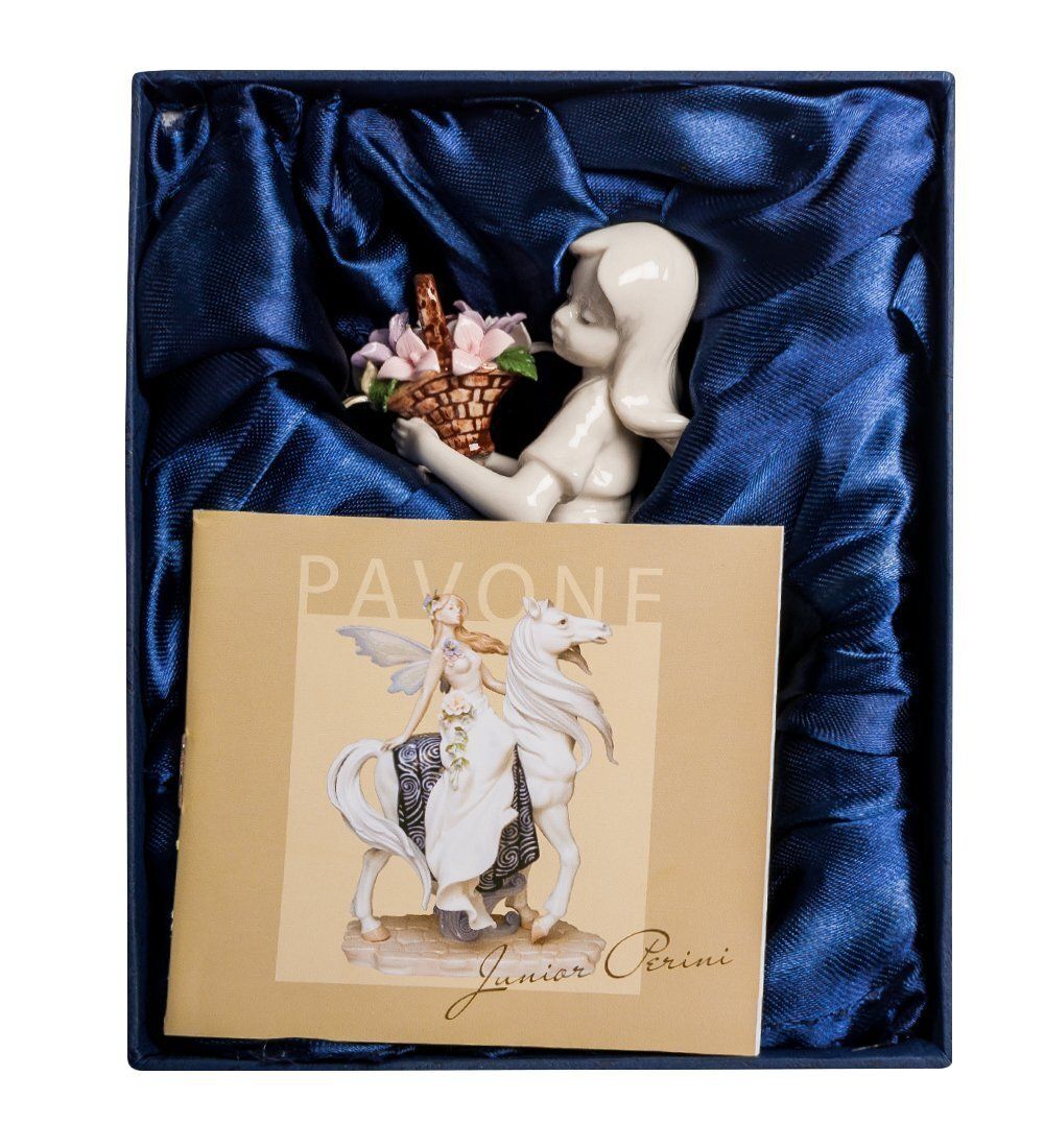 JP-12/18 Фигурка «Девушка с цветами» (Pavone)