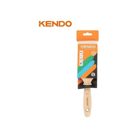 Кисть KENDO 76 мм, с деревянной ручкой 46205