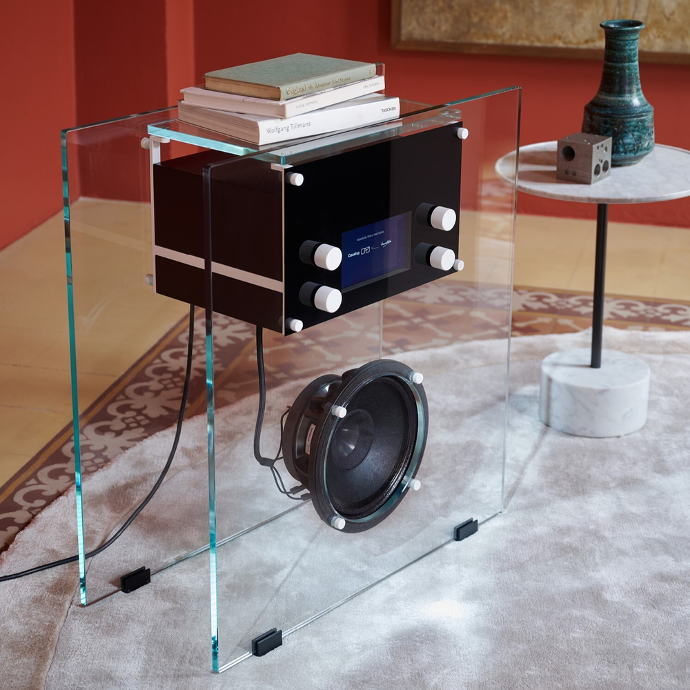 Столик Cassina RADIO IN CRISTALLO