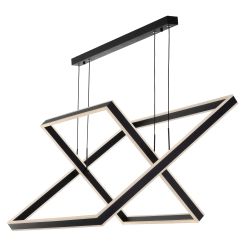 Citilux Дуэт CL719K211 LED Люстра подвесная с пультом Чёрная